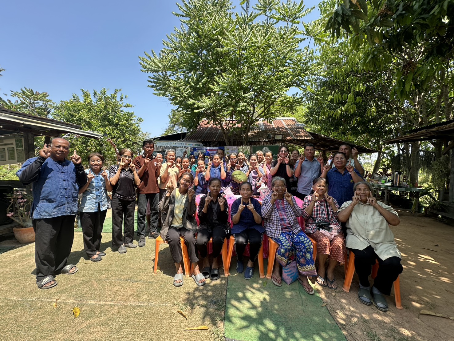 สำนักงานพัฒนาชุมชนอำเภอจังหาร จังหวัดร้อยเอ็ด: ดำเนินโครงการทบทวน กำหนดทิศทาง และปรับแผนการพัฒนาหมู่บ้าน