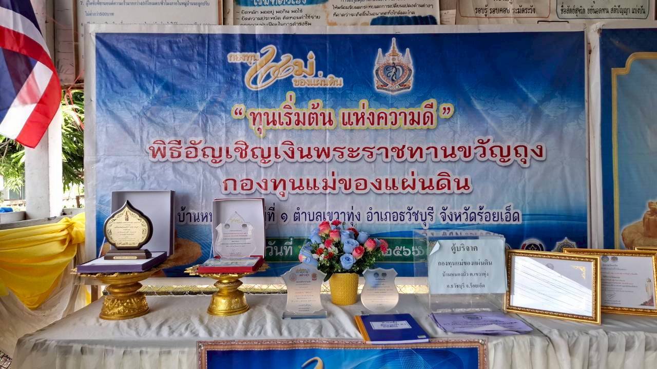 พช.จังหาร :"โครงการศึกษาแลกเปลี่ยนเรียนรู้งานกองทุนแม่ของแผ่นดินต้นแบบ"
